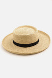 Peneran-Wide Brim Straw Weave Hat