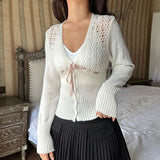 Peneran-Clarie Knit Long Sleeve Top