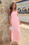 Peneran-Flossie Pink Maxi Sleeveless Dress