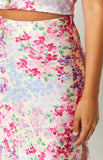 Peneran-Genevieve Floral Print Maxi Skirt