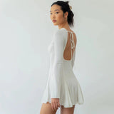 Peneran-Gwen Long Sleeve Mini Dress