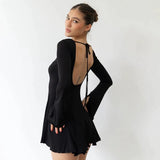 Peneran-Gwen Long Sleeve Mini Dress
