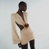 Peneran-Leylanie Long Sleeve Mini Dress