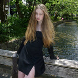 Peneran-Lizeth Long Sleeve Mini Dress