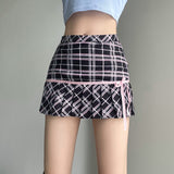 Peneran-Deliah Peliated Mini Skirt