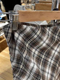 Peneran-American Vintage Plaid Midi Skirt Woman A-line High Waist Long Skirts 2023 Summer School Style Y2k Classic Cotton Faldas Chic