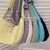 Peneran-Peneran Casual Fashion Womens Shoulder Bag Large Capacity College Style Simple Messenger Bag Japanese Harajuku Literary Handbag