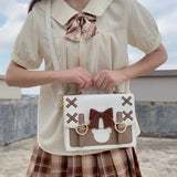 Peneran Harajuku Lolita Shoulder Bag Women Japanese Kawaii Bowknot Female Messenger Bag Cute Womens Handbag 2024 Satchel Pouch