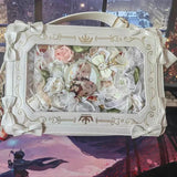 Peneran Kawaii Lolita Party Women Shoulder Bag Bow Print Large Capacity Picture Frame Ita Bag 2024 New Sweet Cute Gothic Handbag