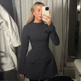 Peneran-Samia Long Sleeve Mini Dress