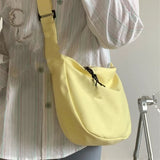 Peneran-Xiuya Casual Fashion Womens Shoulder Bag Large Capacity College Style Simple Messenger Bag Japanese Harajuku Literary Handbag