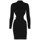 Peneran-Selina Backless Mini Dress