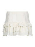 Peneran-Frankie Strappy Ruffle Mini Skirt