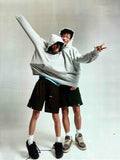 Peneran Intimate Hoodie, Funny Couple Hooded Sweatshirt, Unisex Oversized Long Sleeve Pullover For Couple Wearing
