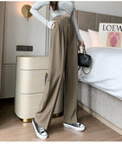 Women Wide Leg  Female Pants 2022 Spring Summer Fashion Office Lady Trousers Long Pants Casual Bottoms All Match