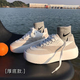 Sneakers Women's Sports White Flat Platform Kawaii Canvas Shoes Korean Spring Casual Vulcanize Running Harajuku Tennis Basket