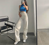 Christmas Gift Baggy Jeans Women 2021 High Waist Denim Trousers Fashion Pants Straight Jeans Mom Jeans Streetwear Y2k Vintage Clothes