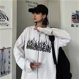 Uchiha Madara Uchiha Obito Print Long Sleeve Pullover Spring&Autumn Tops Harajuku Punk Style Black Men Women Sweatshirt Couples