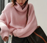 autumn winter oversize thick dot cashmere sweater pullovers women long sleeve 2021 female casual warm  sweater jumper