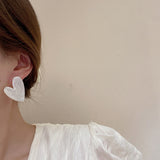 Korean Fashion Star Moon Earrings For Women Asymmetrical High Sense Earrings Exquisite Earring 2021 Trend Jewelry