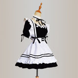 Women Dress Summer Red Wine Sweetheart Maid Outfit Lolita Cute Maid Outfit Cosplay Game Costume Women Clothes
