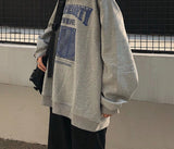 Autumn Thin Pullover Women Jumper Letter Sweatshirt Korean Casual Loose Tops Sweatshirt Vintage Harajuku Hoodie Polerones Mujer