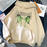 Harajuku Women Sweatshirt Oversized Goth Skull Butterfl Print Hoodies Long Sleeve Pullover Women And Men Tops Women's Hoody
