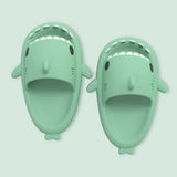 Peneran New Summer Slippers Lovely Shark Shape Slides Outdoor Women Shoes Kids Children Flip Flops Men Couples Cartoon EVA
