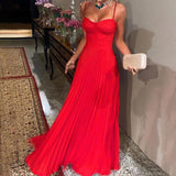 Graduation Gifts  New Summer Bandage Dress Women's Sexy Pleated Strap Club Celebrity Evening Party Long Dresses