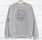 Christmas Gift Mountains Graphic Grunge Pullovers Women Fashion Tops Explore More Sweatshirt Camping Gift Sweatshirts