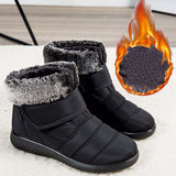 Winter Boots Women Keep Warm Women Ankle Boots Fashion Black Women Shoes Ladies Boots Solid Color Female Shoes Chaussures Femme