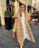 PENERAN 2022  Thickening Cotton-Padded Winter Jacket Women Oversized X-Long Down Parkas Female Bubble Coat Warm Solid Outerwear