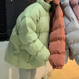 PENERAN  2022 Hot Oversized Parka Jackets Women Winter Thicken Warm Fashion Jacket Female Korean Solid Loose Coats Femme Chic