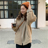 Christmas Gift Parkas Women Oversized Jackets Winter Thicker Soft Kawaii Fashion Ulzzang Ins Girls Outwear Double-side Popular Female Clothing
