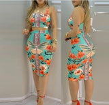 PENERAN Summer Fashion Holiday Floral Print O Neck Crop Top Shirr +Slit High Waist Women Maxi Skirt Sets 2022 Female Fashion New