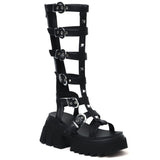 PENERAN 2022 New Trends Dropship Gladiator Sandals Comfy Walking Chunky Heels Summer Leisure Platform Sandals Shoes Women Big Size 43