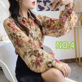 Back to school Luxury Chiffon Tops Women's Blouses Summer Shirts Casual Womens Blouses Shirt Clothes Women Clothing Korea Stylish Woman Blouse