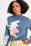 Trendyol Upright Collar Knitwear Sweater TWOAW22KZ1333