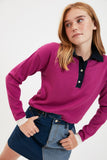 Polo Collar Knitwear Sweater TWOAW22KZ2119