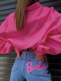 Fall outfits Barbie  back to school  Fashion loose shirt women 2023 spring summer casual thin section polo collar long sleeve shirts ladies high street midi blouses