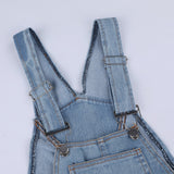 Back to School Casual Jeans Denim Overalls 2022 New Minimalist Womens Rompers Loose Overalls Women's Denim Jumpsuit Summer Fashion Jumpsuit 903