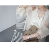Thanksgiving Day Gifts NEW Women French Retro Fashion All-Match Organza See Through Blouse Jacket Cardigan Sunscreen Shirt Transparent Chiffon Tops