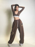 Black Friday Sales Vintage Hip Hop Pants Streetwear Women Joggers High Waist Oversized Trousers Casual Korean Fashion Hippie Sweatpants