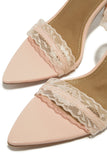 Gia Around The Ankle Coil High Heels - Blush