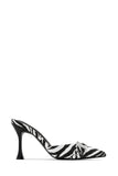 Amyra Pointed Toe High Heel Mules - Black